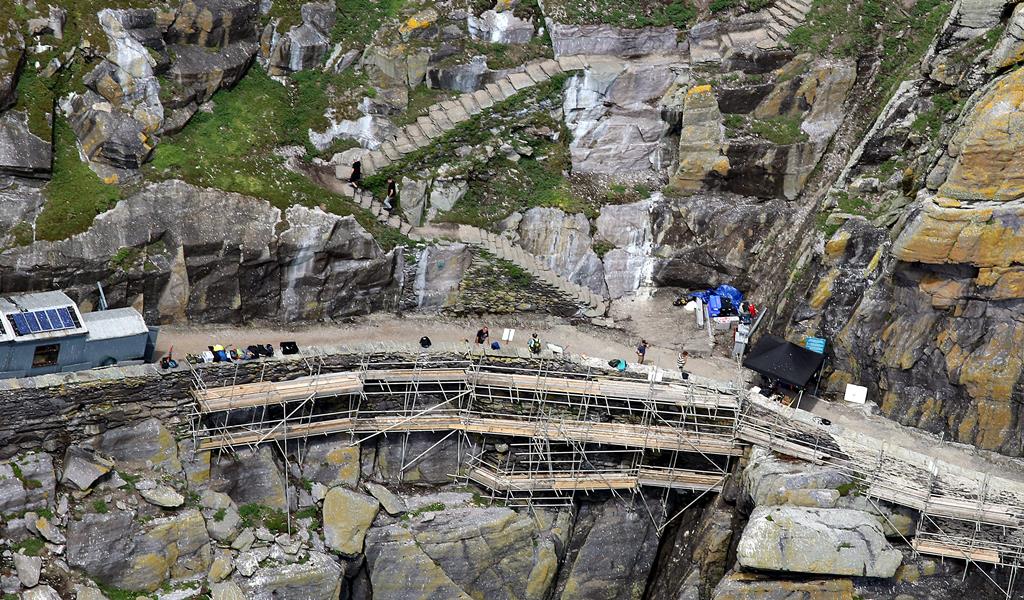 Mark Hamill saved by guide after slipping on dangerous Skellig Michael while filming Star Wars: The Force Awakens, The Independent