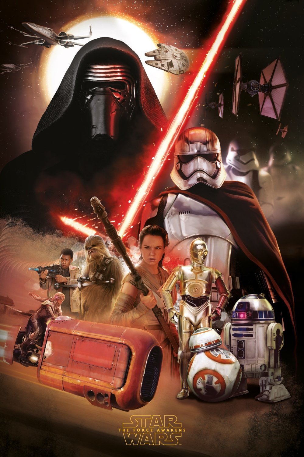 prangende Folde Hændelse Star Wars: The Force Awakens - New Promotional Art of Kylo Ren and More. - Star  Wars News Net