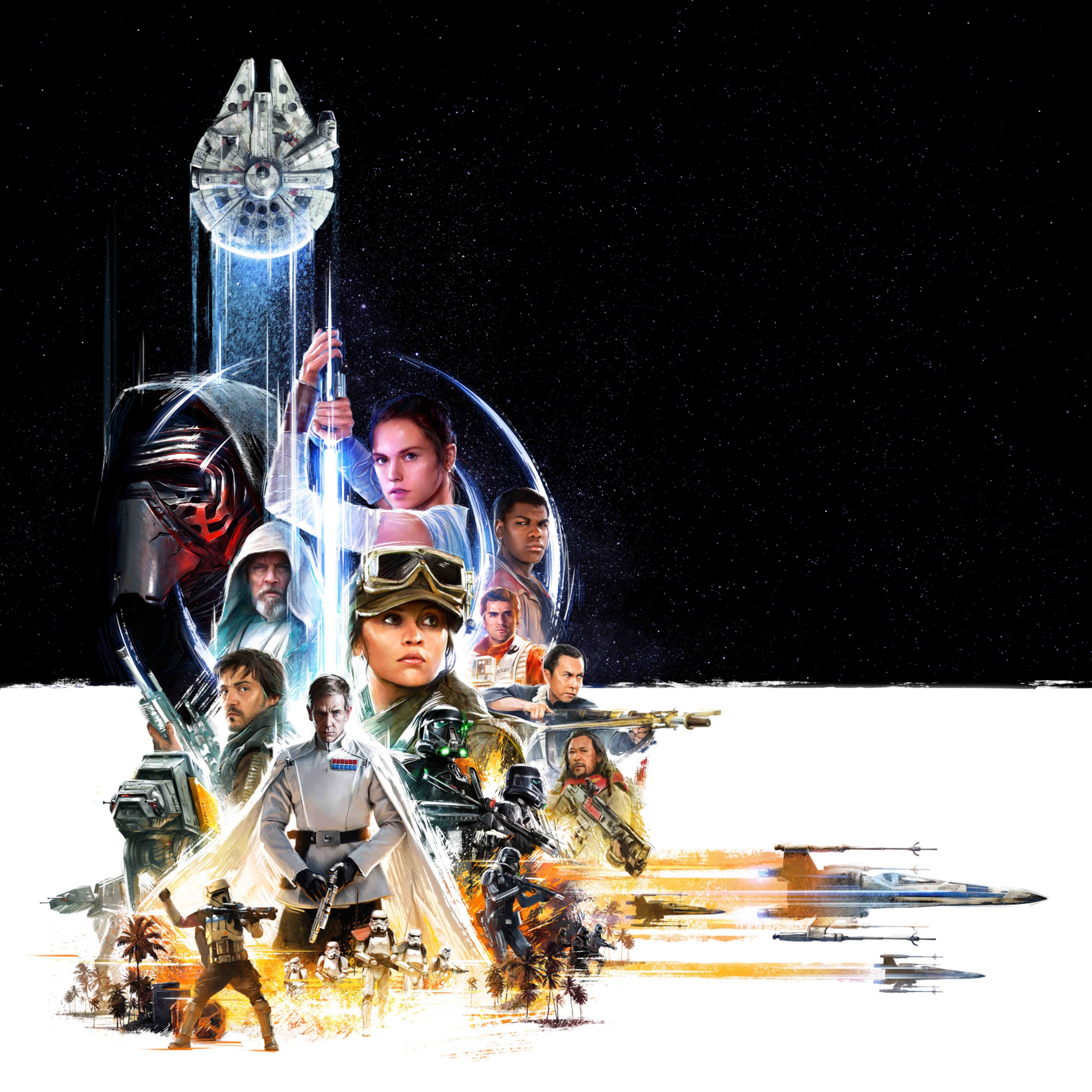 EXCLUSIVE Hayford Star Wars Celebration Orlando Baze & Chirrut Rogue One print 