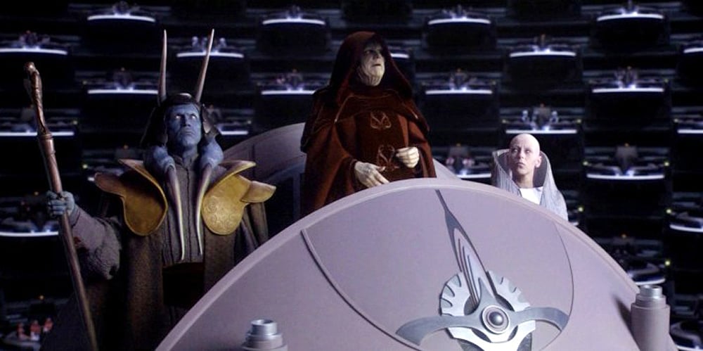 Palpatine and Mas Amedda