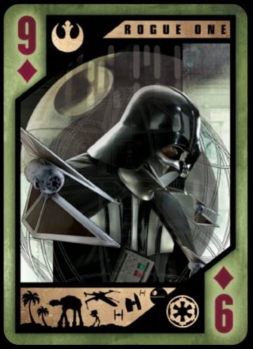 New 2017 Star Wars Playing Cards Details about   Darth Vader 