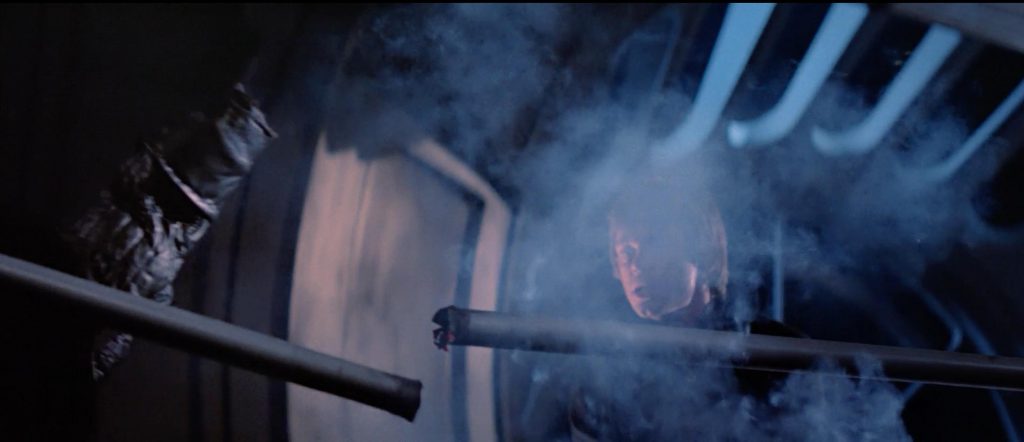 Luke cuts off Vader's hand in Return of the Jedi