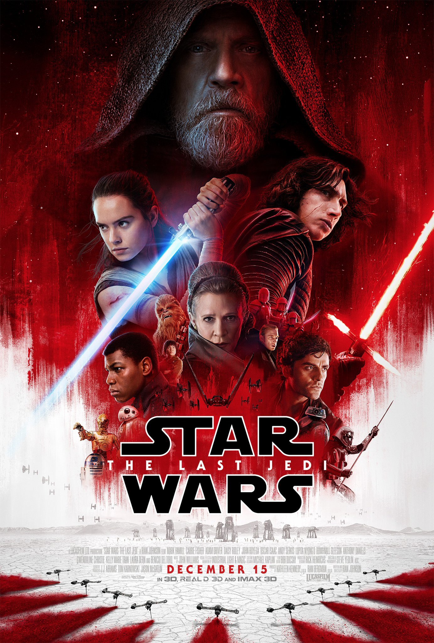 New promo posters and character portraits for Star Wars: The Last Jedi