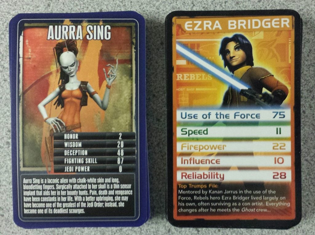 REVIEW Top Trumps Star Wars Card Game Star Wars News Net