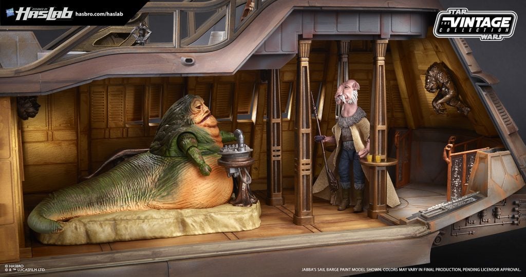 jabba's sail barge playset