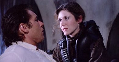 Leia rescuing Han in Return of the Jedi