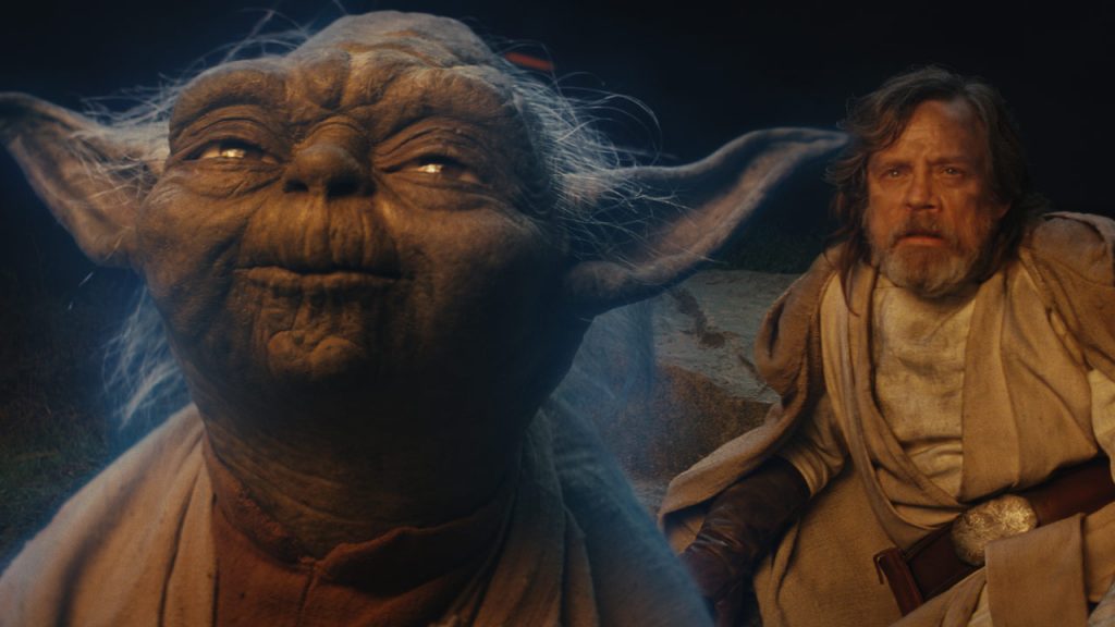 Yoda in The Last Jedi