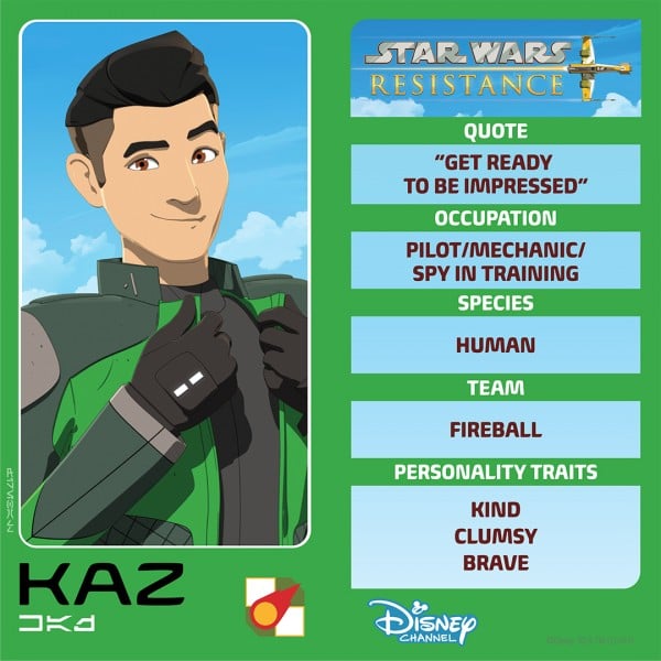 star wars resistance characters kaz