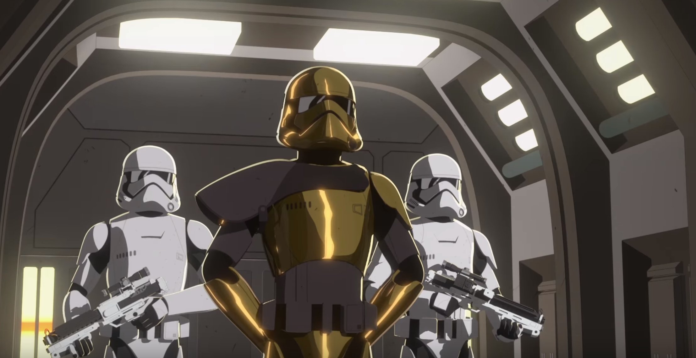 Star Wars Resistance золотой Штурмовик