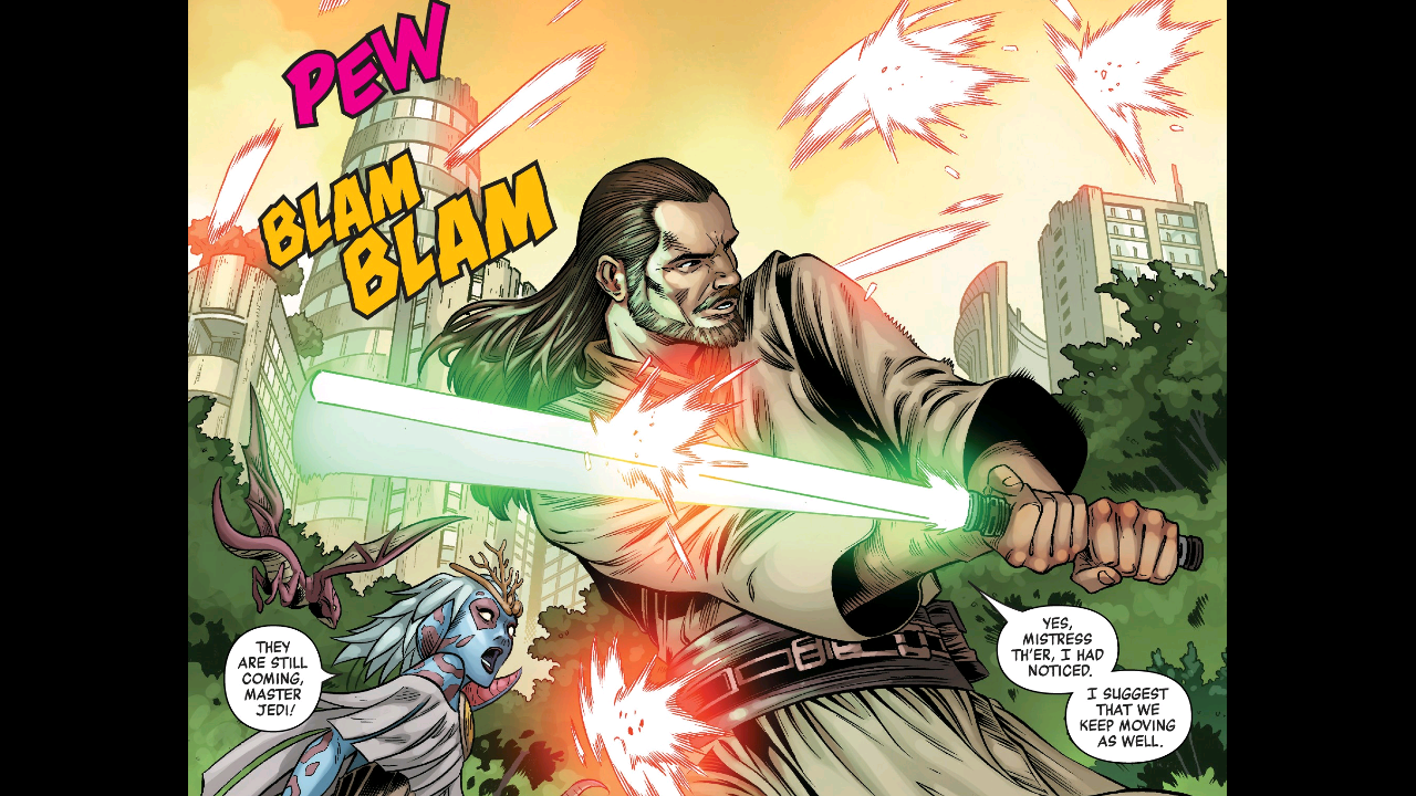 Image result for qui gon jinn fan art Star wars comics, Star wars books, Star wars jedi