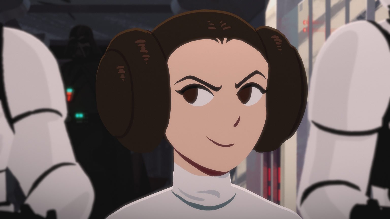 Princess Leia in Galaxy of Adventures