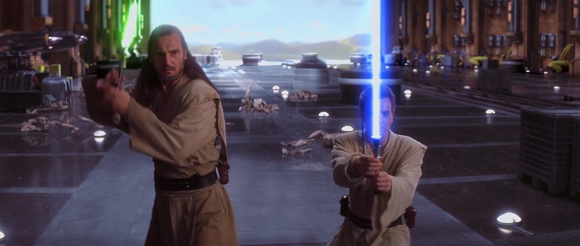 I really love Obi-Wan's reaction when Qui-Gon died. #StarWars  #PhantomMenace #ObiWan #EwanMcGregor #QuiGon #LiamNeeson