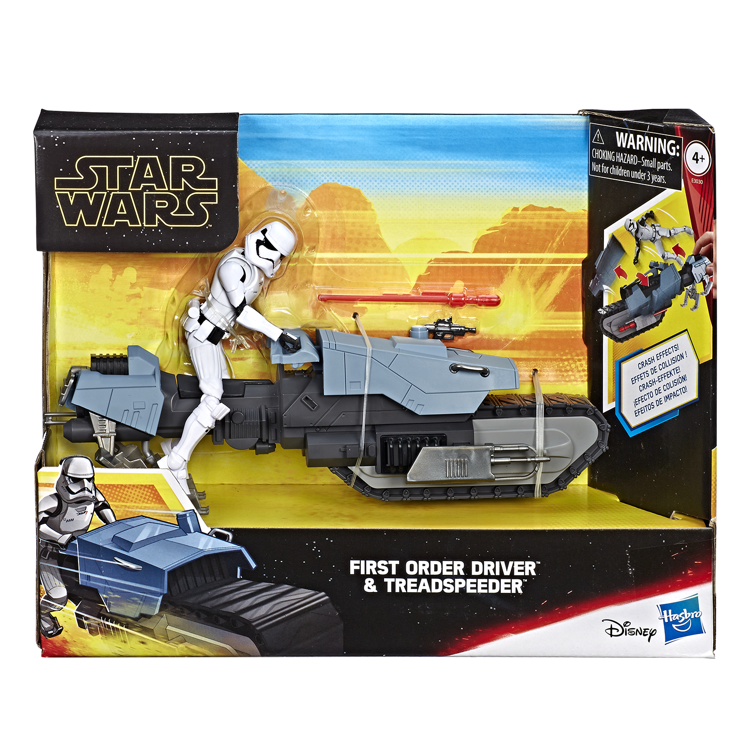 star wars galaxy of adventures first order driver and treadspeeder