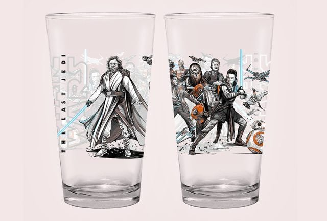 The Last Jedi Pint Glasses! Star Wars