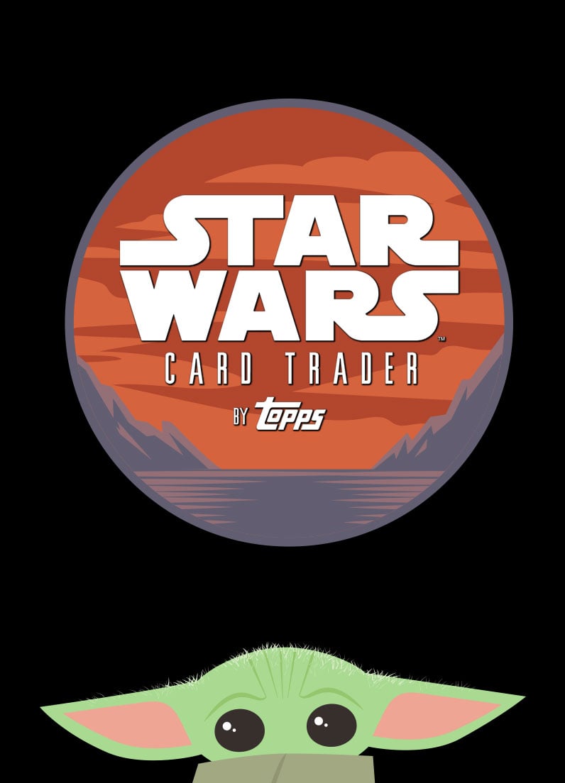 Digital Topps Star Wars Card Trader Green Throwback Lobot 