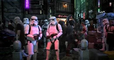 Stormtroopers on the set of Star Wars: Underworld