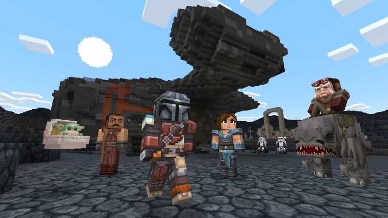 Minecraft is getting a Star Wars DLC featuring Yoda and Ahsoka