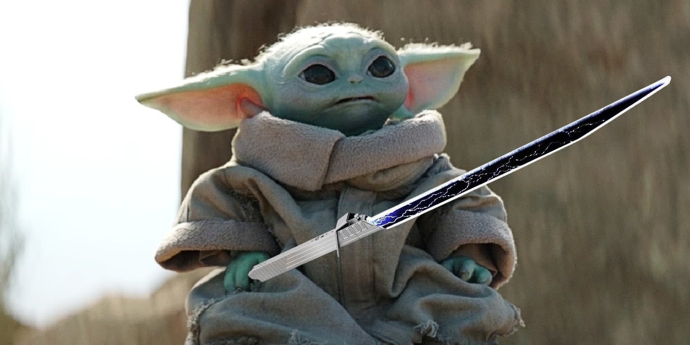 Grogu Darksaber