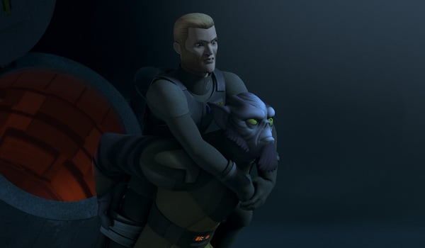 Agent Kallus and Zeb in Star Wars Rebels