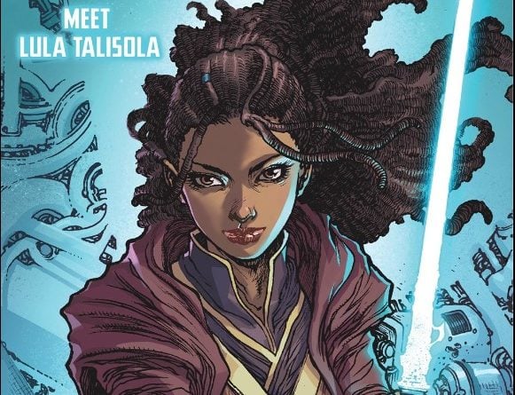 Jedi padawan Lula Talisola on the cover of The High Republic Adventures #2