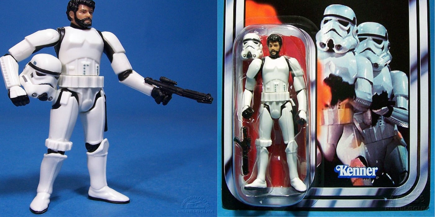 Kenner's George Lucas stormtrooper