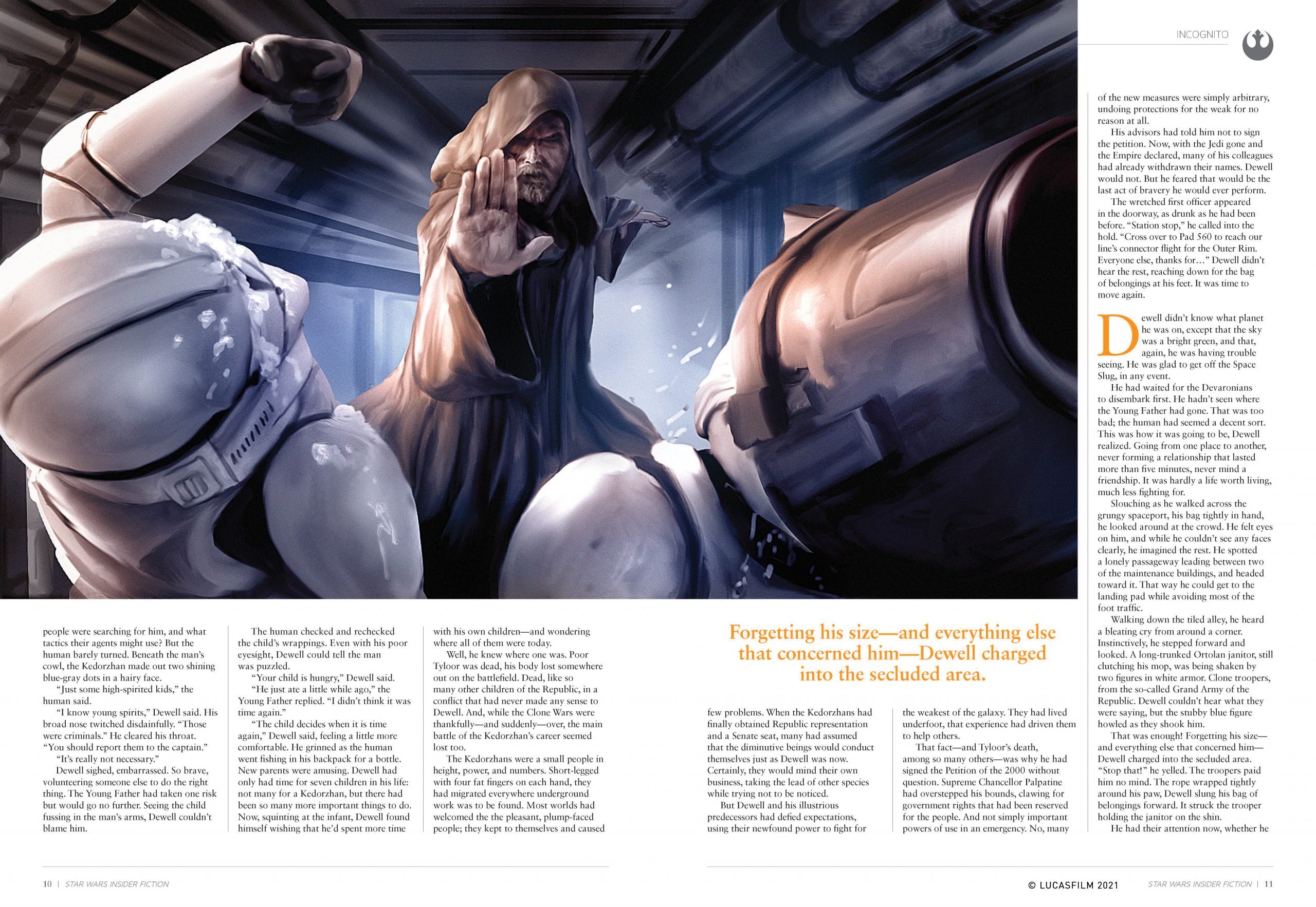 Star Wars Insider Fiction Volume Two spread