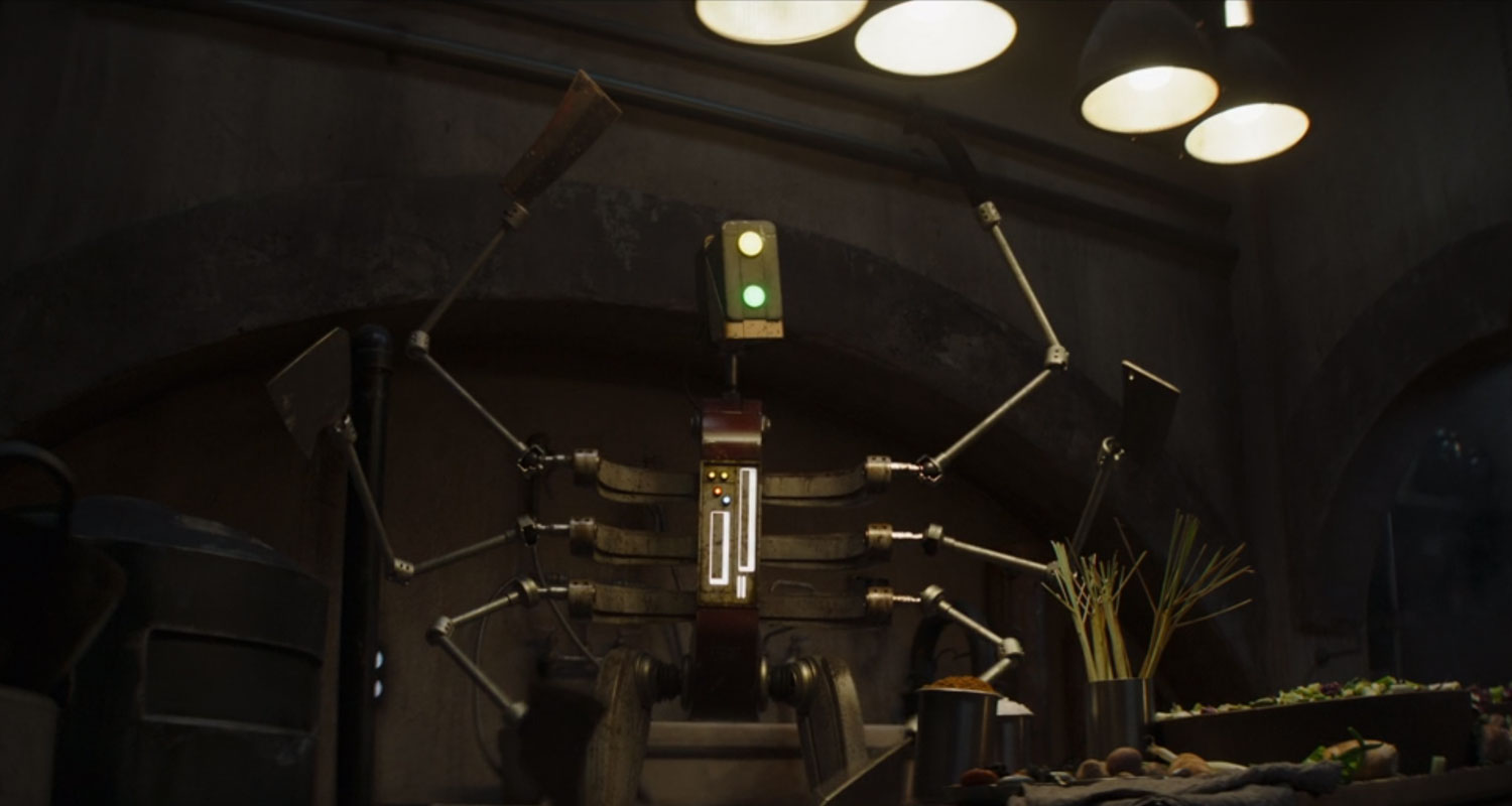 A chef droid in The Book of Boba Fett