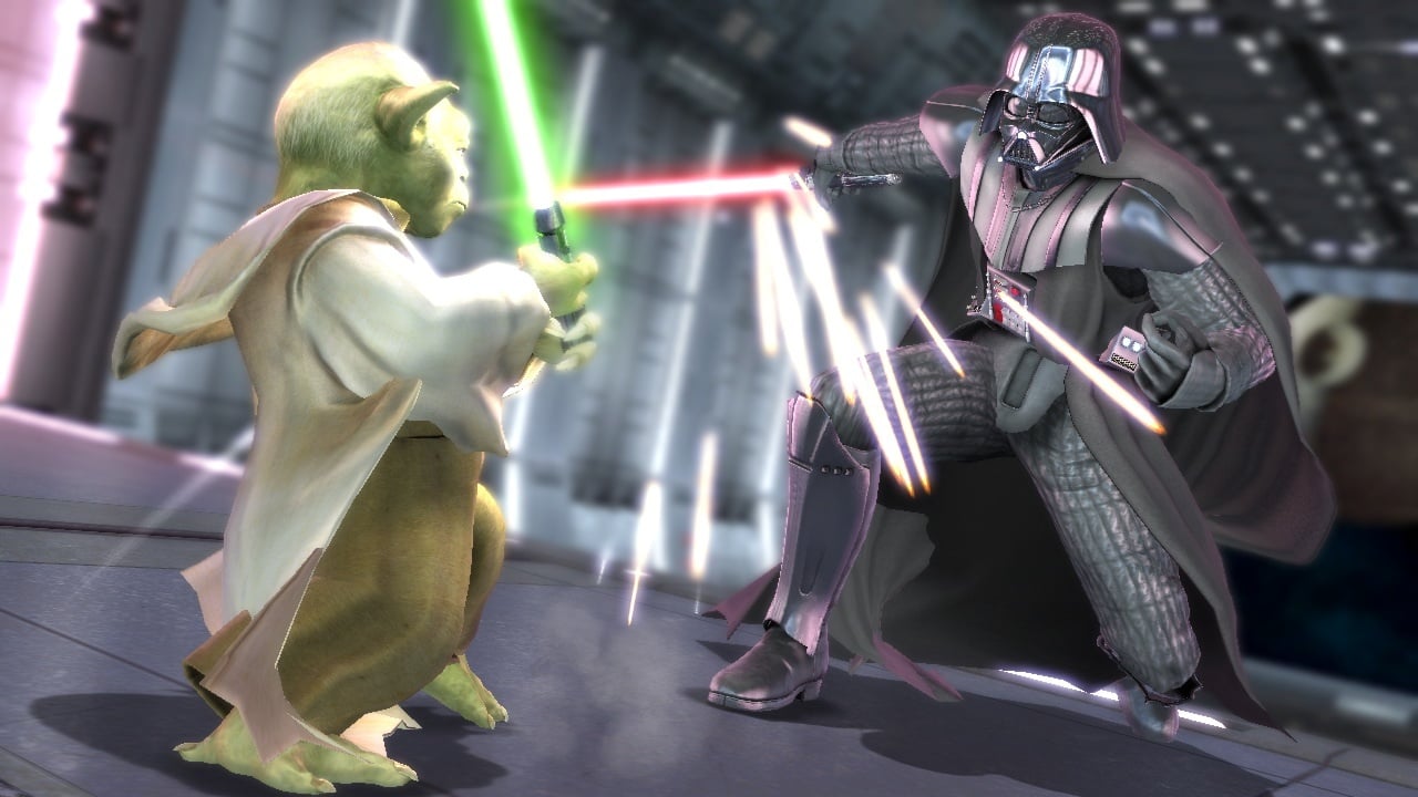 Yoda vs. Darth Vader in Soulcalibur IV