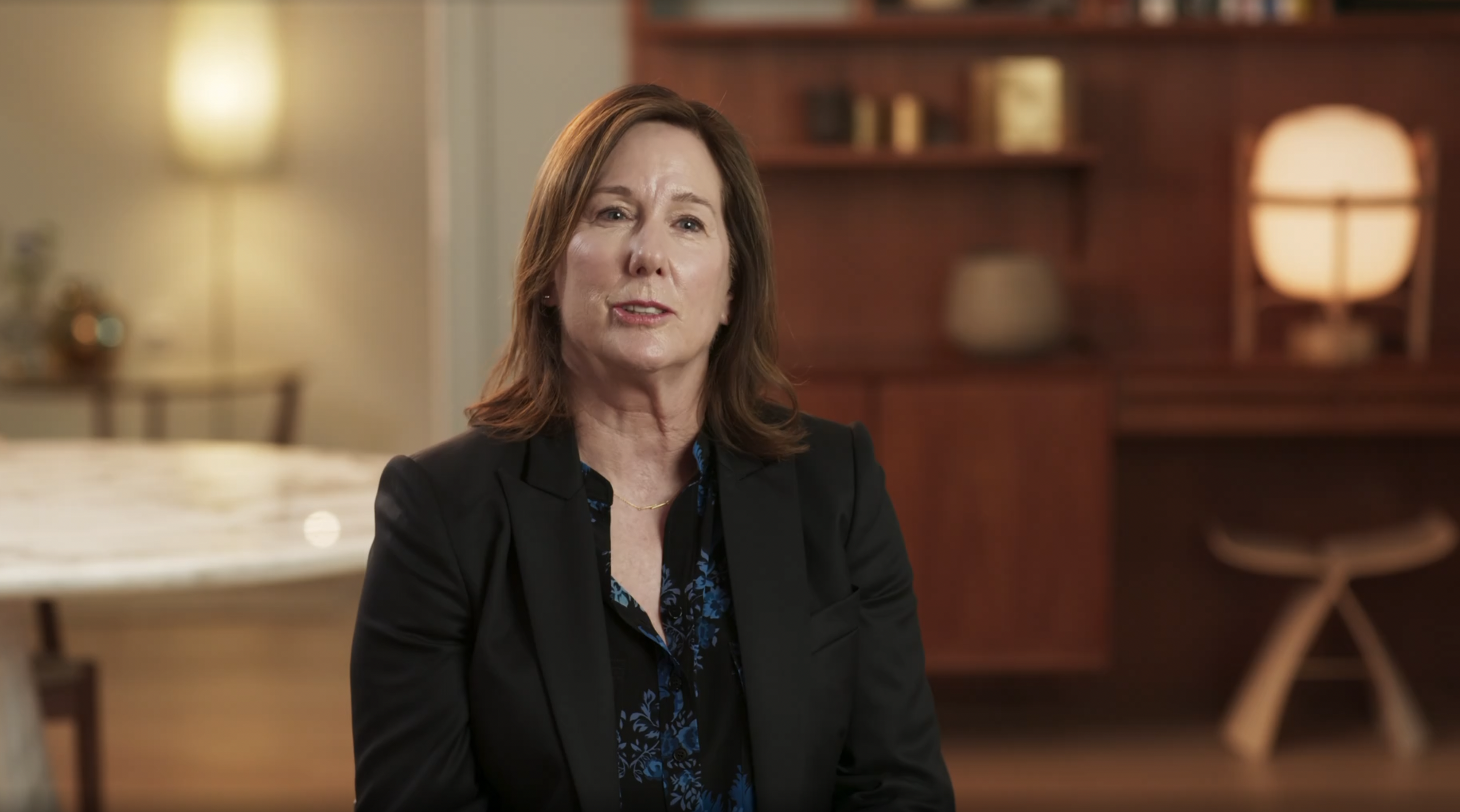 Kathleen Kennedy during an interview with Vanity Fair