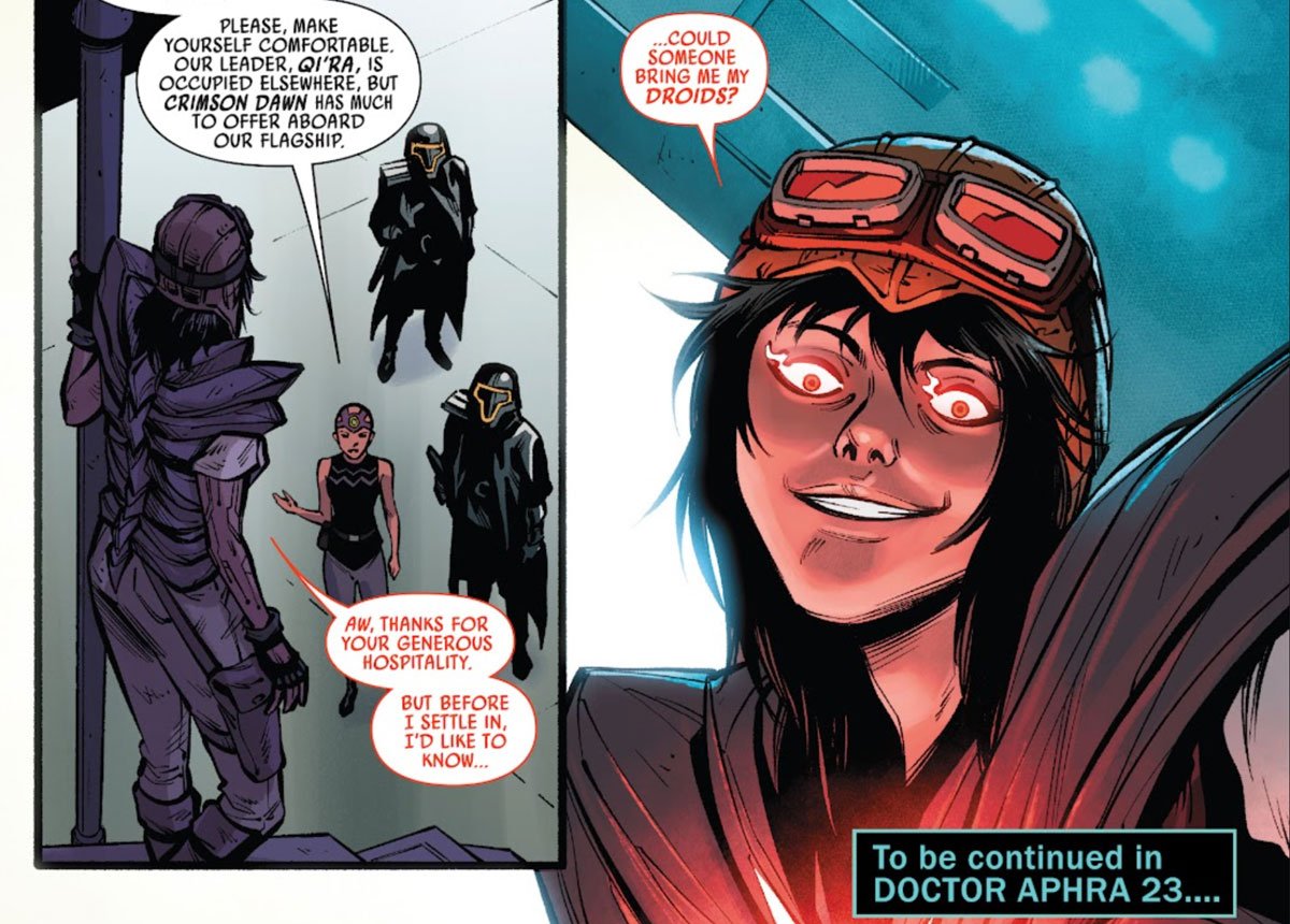 The Spark Eternal demands Aphra's droids on Vermillion