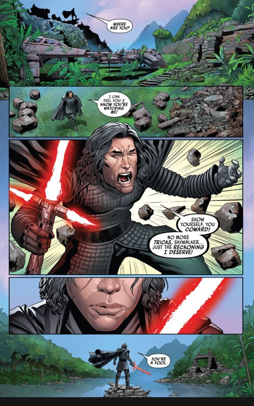 Kylo Ren on Ossus in Star Wars #25