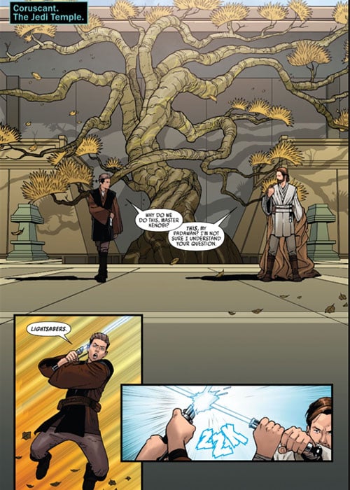 Obi-Wan and Anakin in Star Wars #25