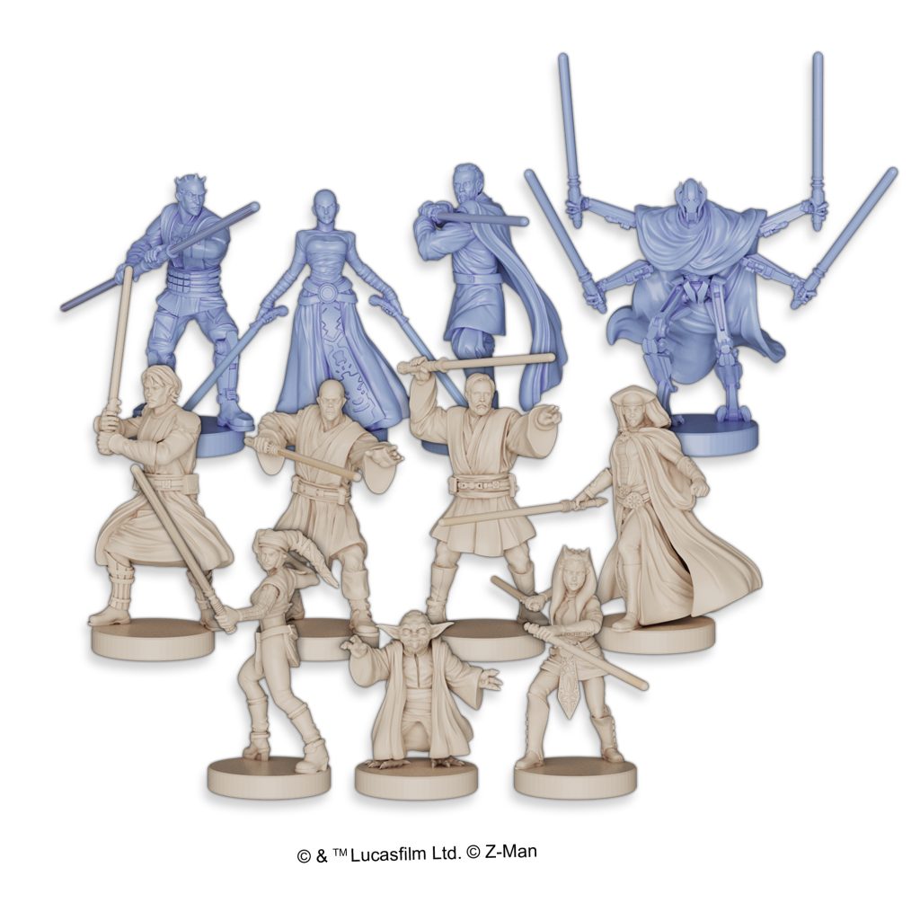 The Clone Wars board game - figures