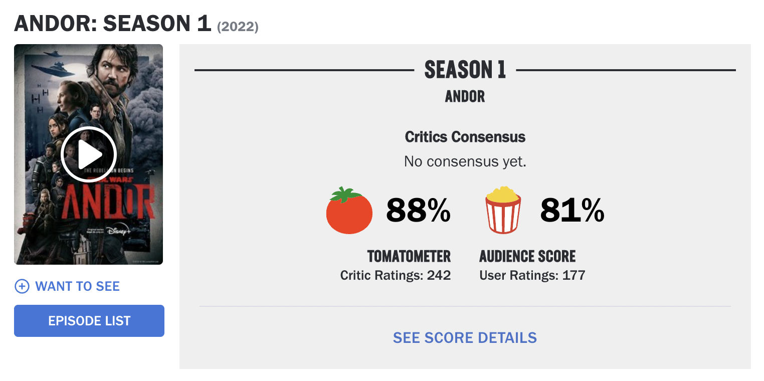 Andor Season 1 Teaser  Rotten Tomatoes TV 
