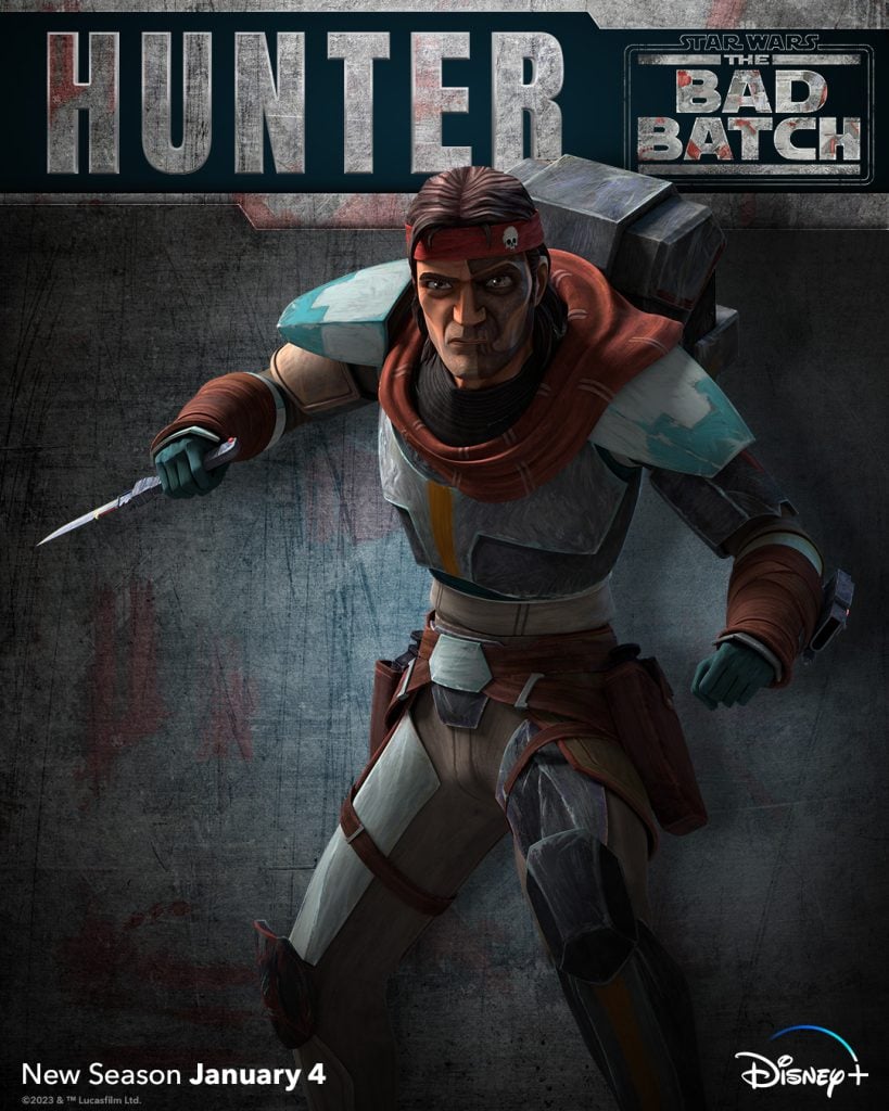 Hunter's The Bad Batch character poster