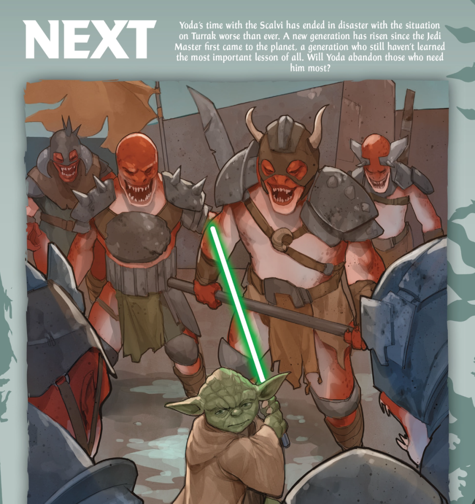 Yoda #3 next issue