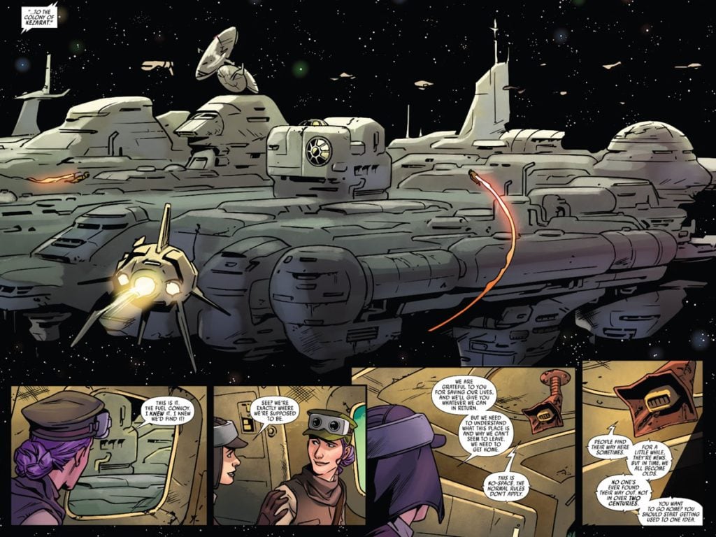 Kezarat colony in Star Wars comic #30