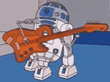 Star Wawrs - R2-D2 rocking out