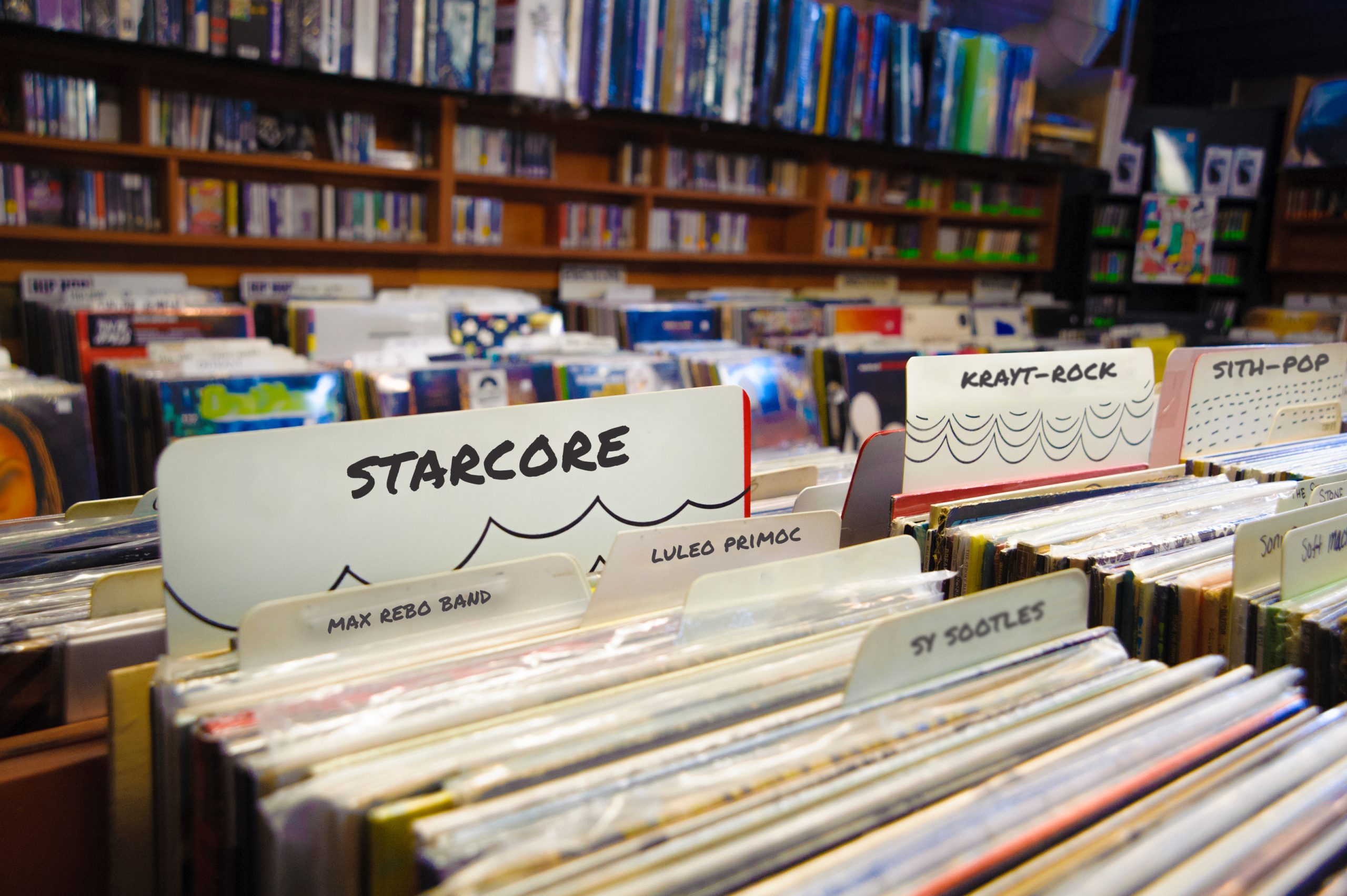 Star Wars record store