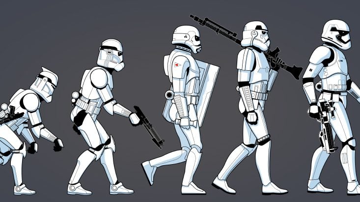 From clone troopers to stormtroopers