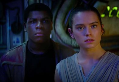 Daisy Ridley and John Boyega in Star Wars The Force Awakens Finn Rey