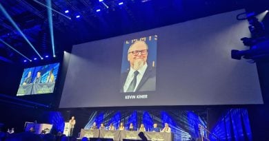 Kevin Kiner image at Star Wars Celebration 2023's Ahsoka panel