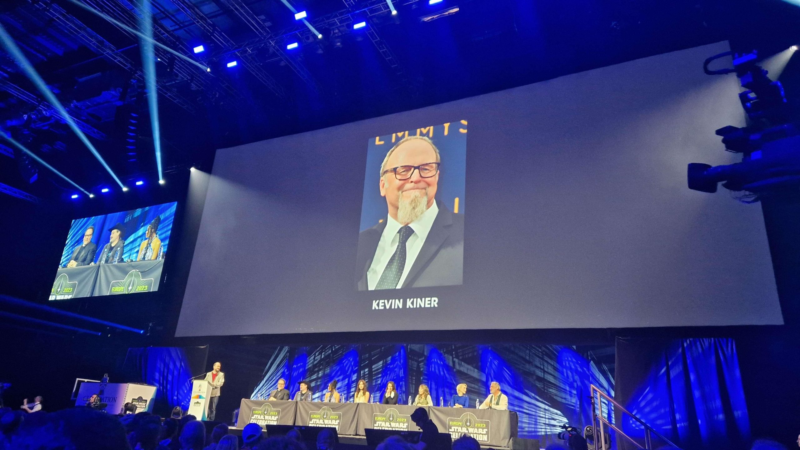 Kevin Kiner image at Star Wars Celebration 2023's Ahsoka panel