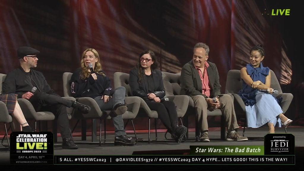 The Bad Batch panel at Star Wars Celebration 2023