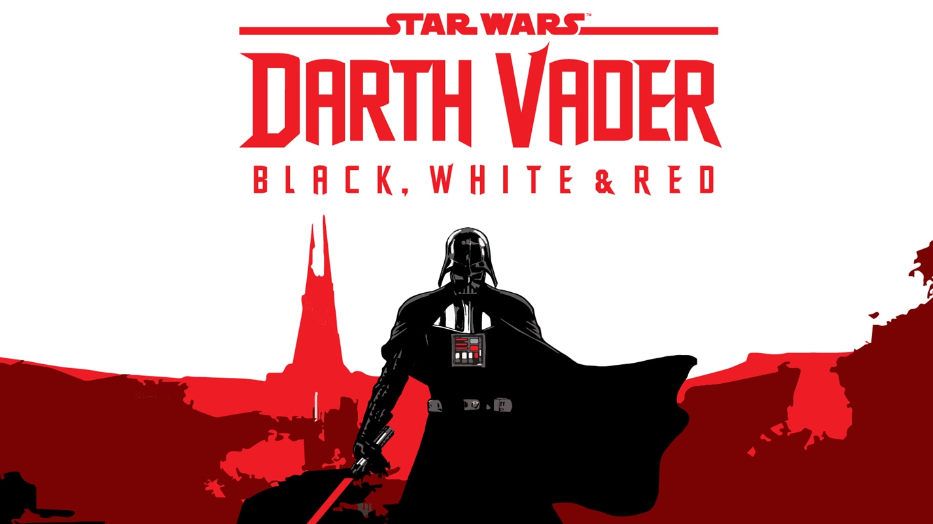 Darth Vader - Black, White & Red