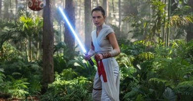 Rey training in The Rise of Skywalker