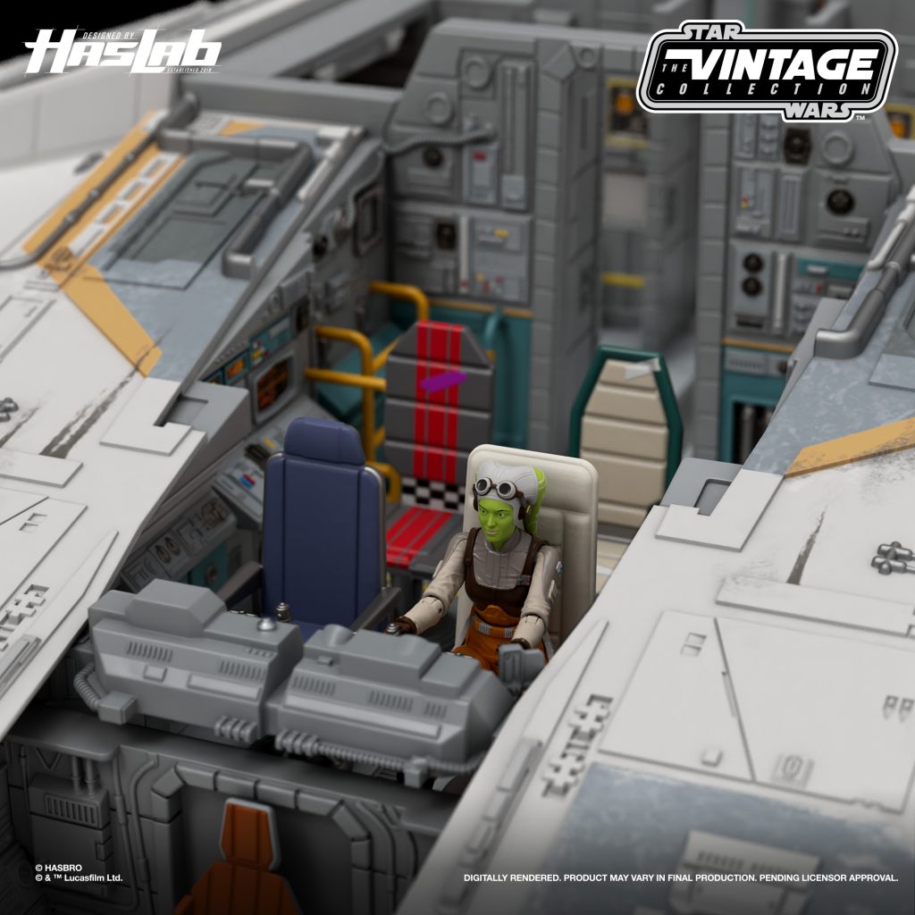 The Ghost cockpit with Hera HasLab toy