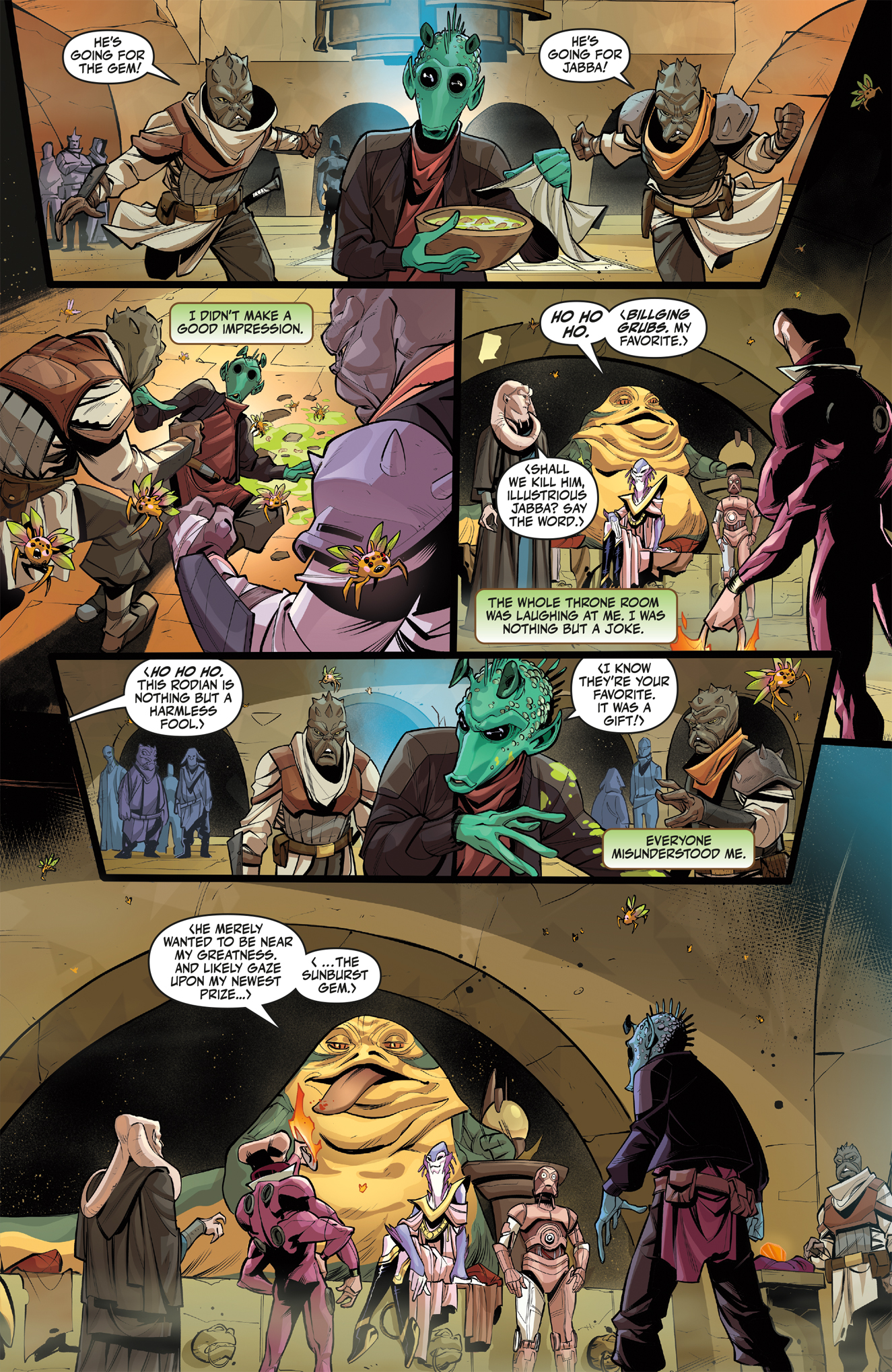 Hyperspace Stories Issue 6 Page 3 - Greedo falls