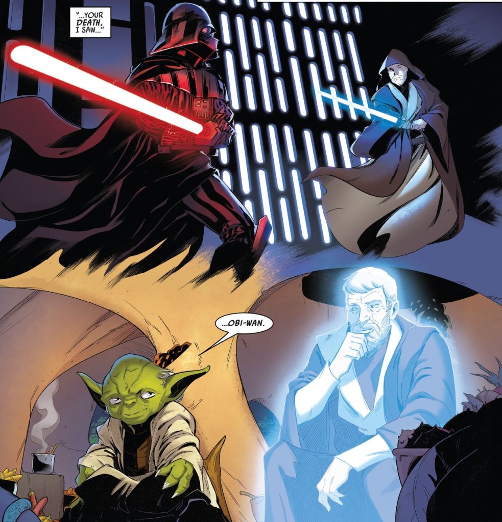 Obi-Wan is revealed in Star Wars: Yoda #9