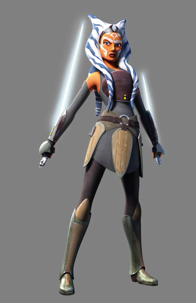 ahsoka blue dress Countdown to Ahsoka: Revisiting Ahsokas Look Throughout The Years